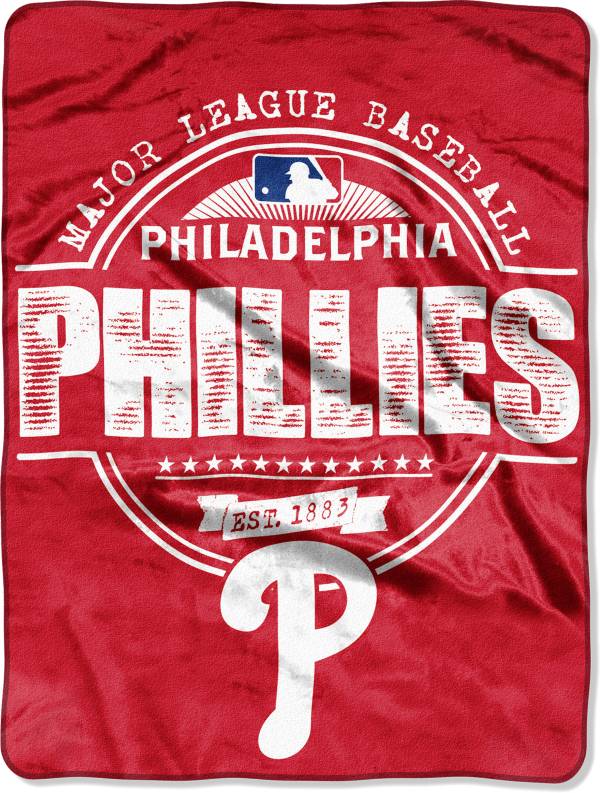 TheNorthwest Philadelphia Phillies 46'' x 60'' Structure Micro Raschel Throw Blanket product image