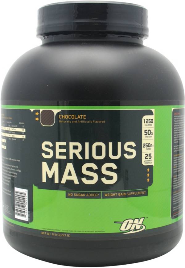 Optimum Nutrition Serious Mass Protein Powder Chocolate 6 lbs