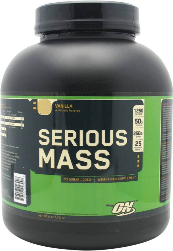 Optimum Nutrition Serious Mass Protein Powder Vanilla 6 lbs