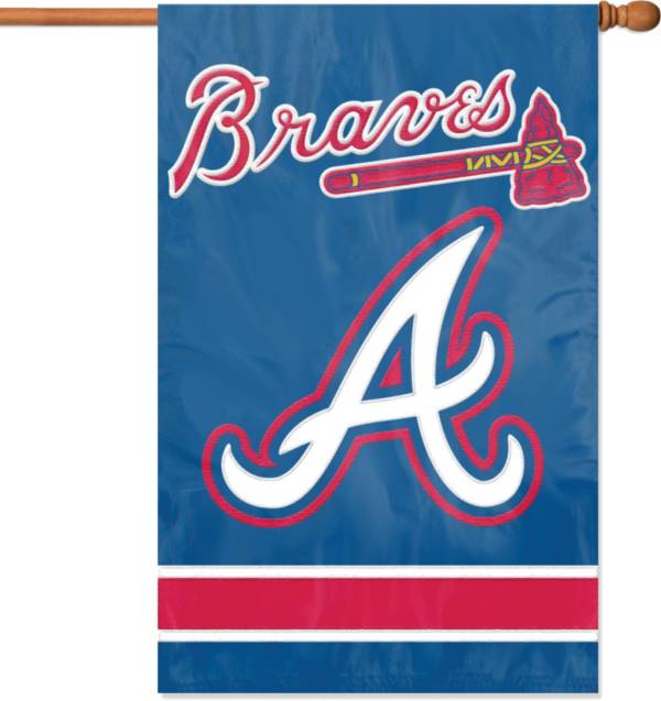 Party Animal Atlanta Braves Applique Banner Flag