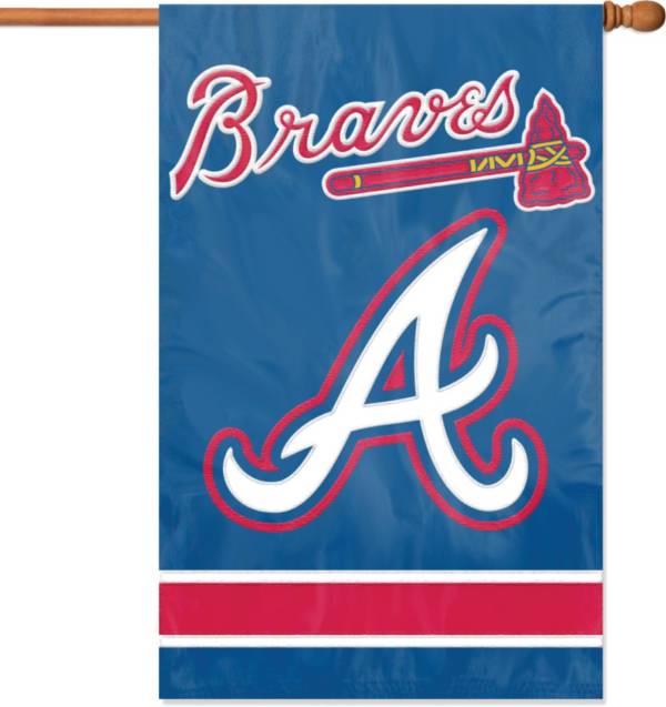 Party Animal Atlanta Braves Applique Banner Flag product image