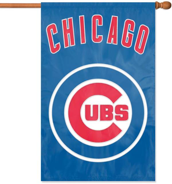 Party Animal Chicago Cubs Applique Banner Flag