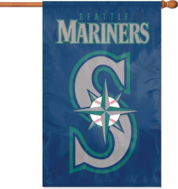Party Animal Seattle Mariners Applique Banner Flag