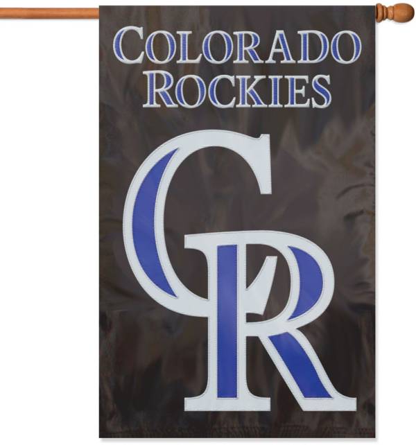 Party Animal Colorado Rockies Applique Banner Flag