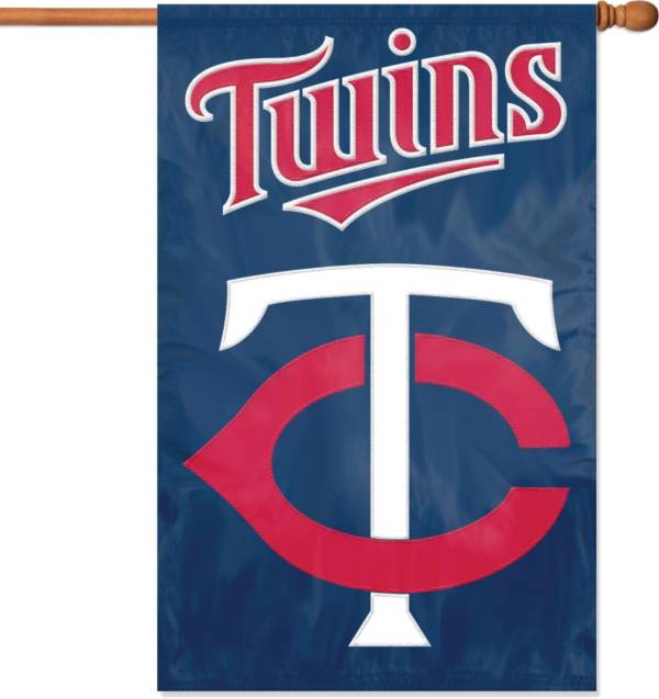 Party Animal Minnesota Twins Applique Banner Flag