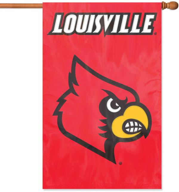 Party Animal Louisville Cardinals Applique Banner Flag