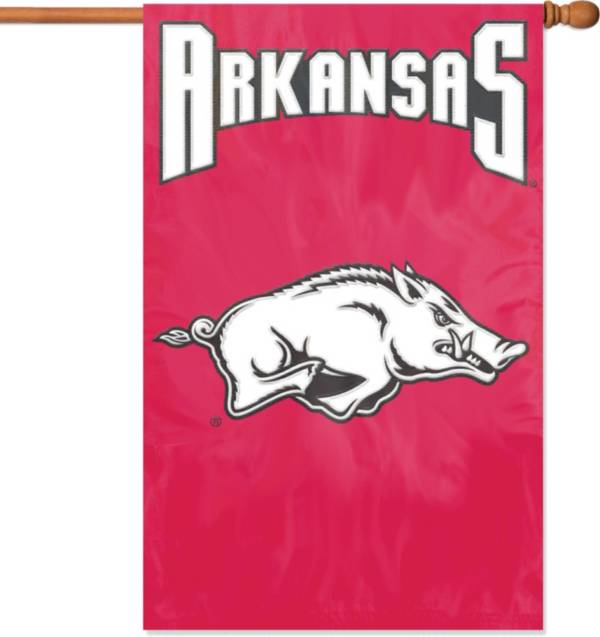 Party Animal Arkansas Razorbacks Applique Banner Flag