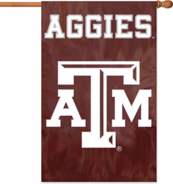 Party Animal Texas A&M Aggies Applique Banner Flag