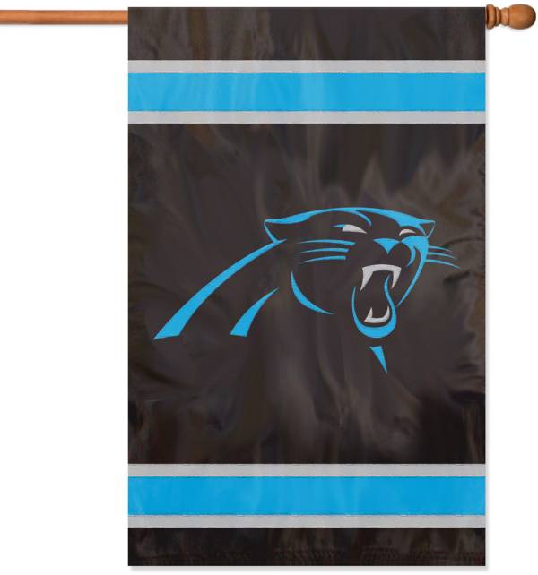 Party Animal Carolina Panthers Applique Banner Flag product image