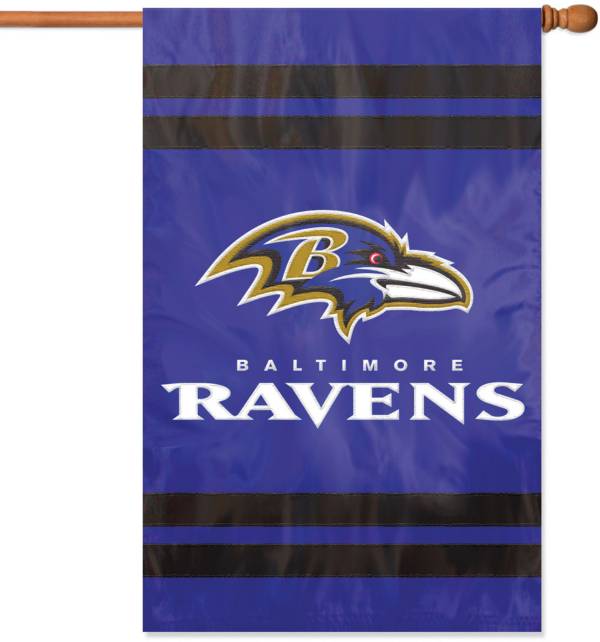 Party Animal Baltimore Ravens Applique Banner Flag