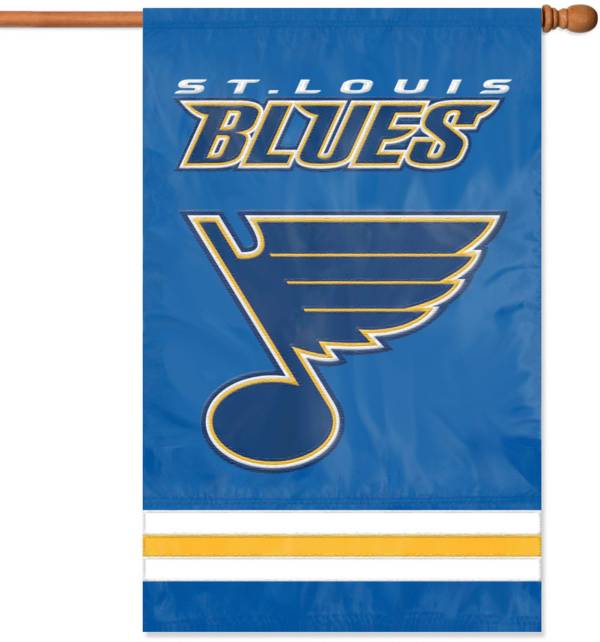 Party Animal St. Louis Blues Applique Banner Flag