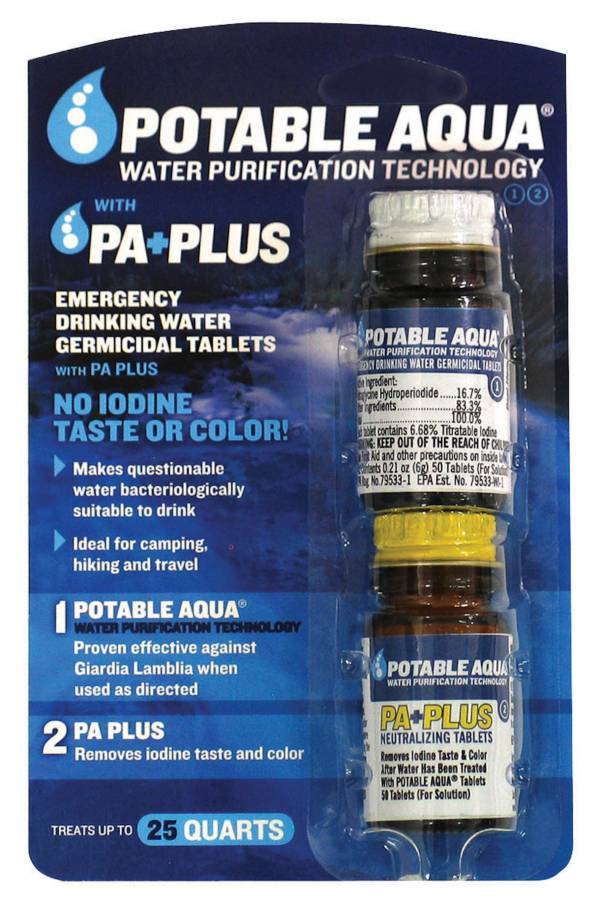 Potable Aqua Plus Water Purification Tablets