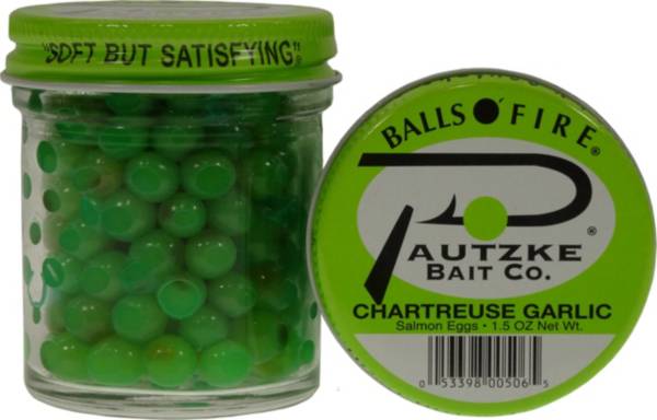 Pautzke Balls O' Fire Chartreuse Garlic Salmon Eggs product image