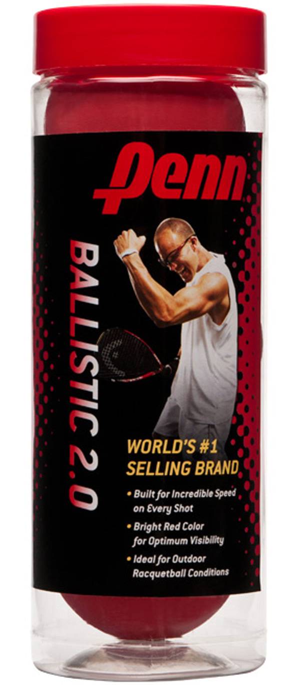Penn Ballistic 2.0 Red Racquetballs