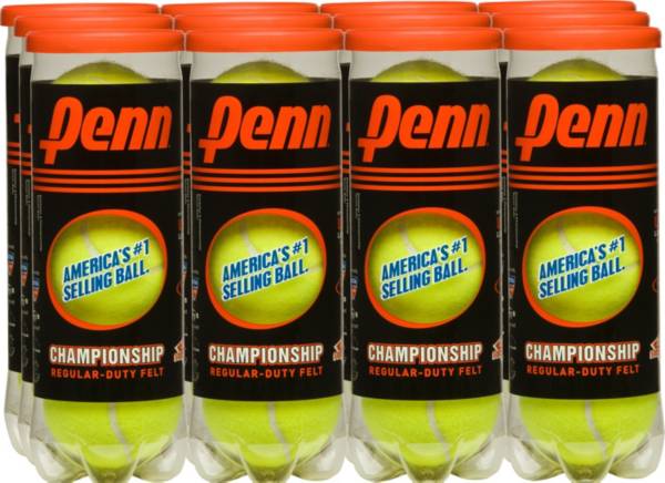 Penn Championship Regular Duty Tennis Balls - 12 Pack
