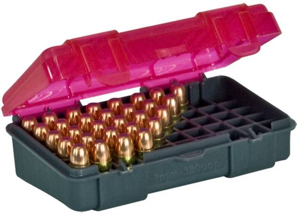 Plano 122400 Ammo 9mm/380 Caliber Handgun Yellow Ammunition Box Hard Case 