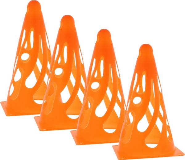 Primed 4-Pack Collapsible Training Cones