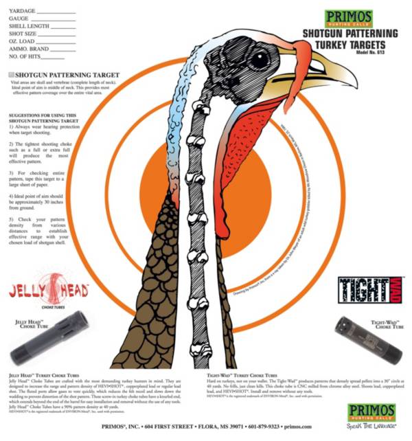 Primos Shotgun Patterning Turkey Target