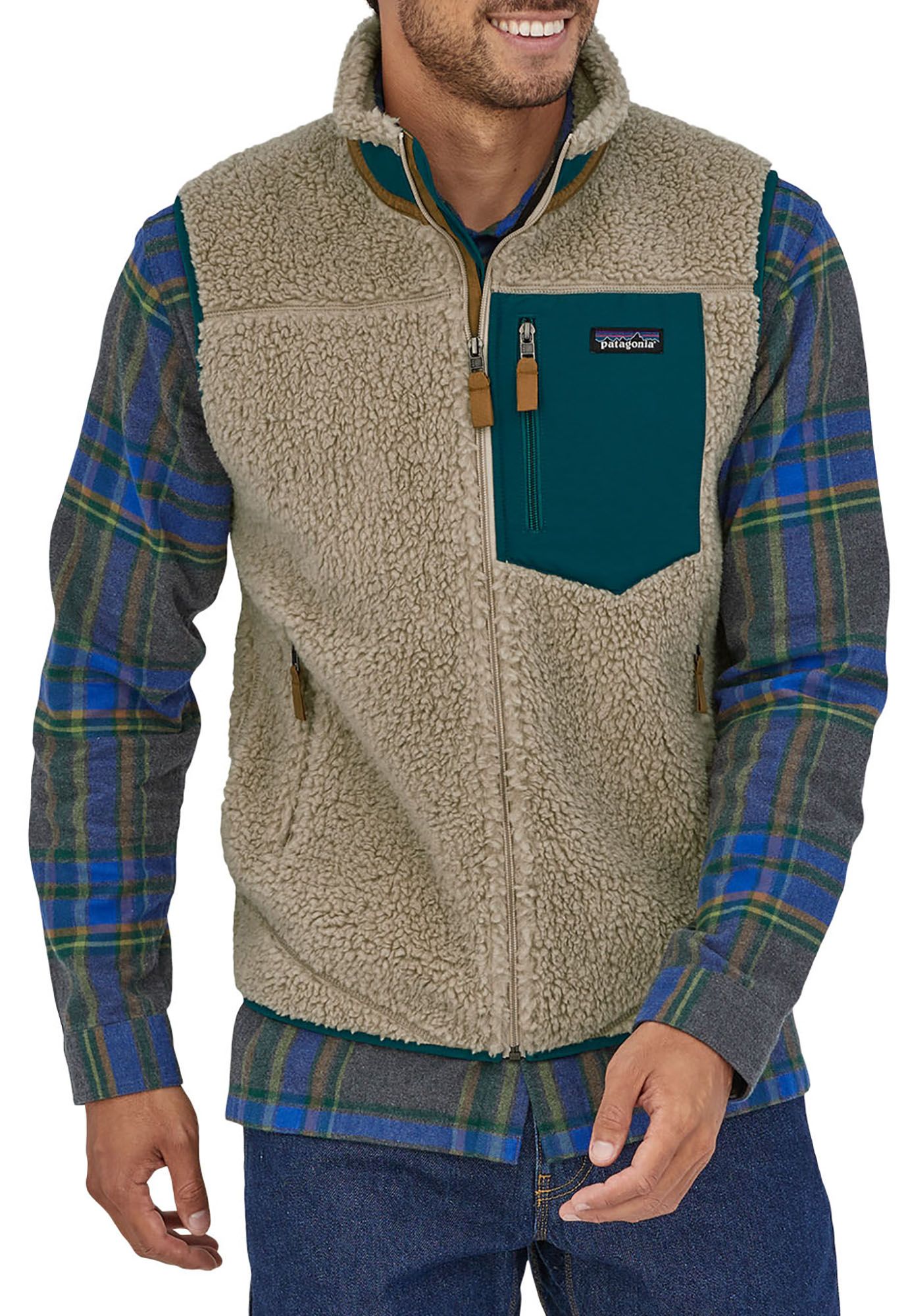 patagonia retro x vest pelican