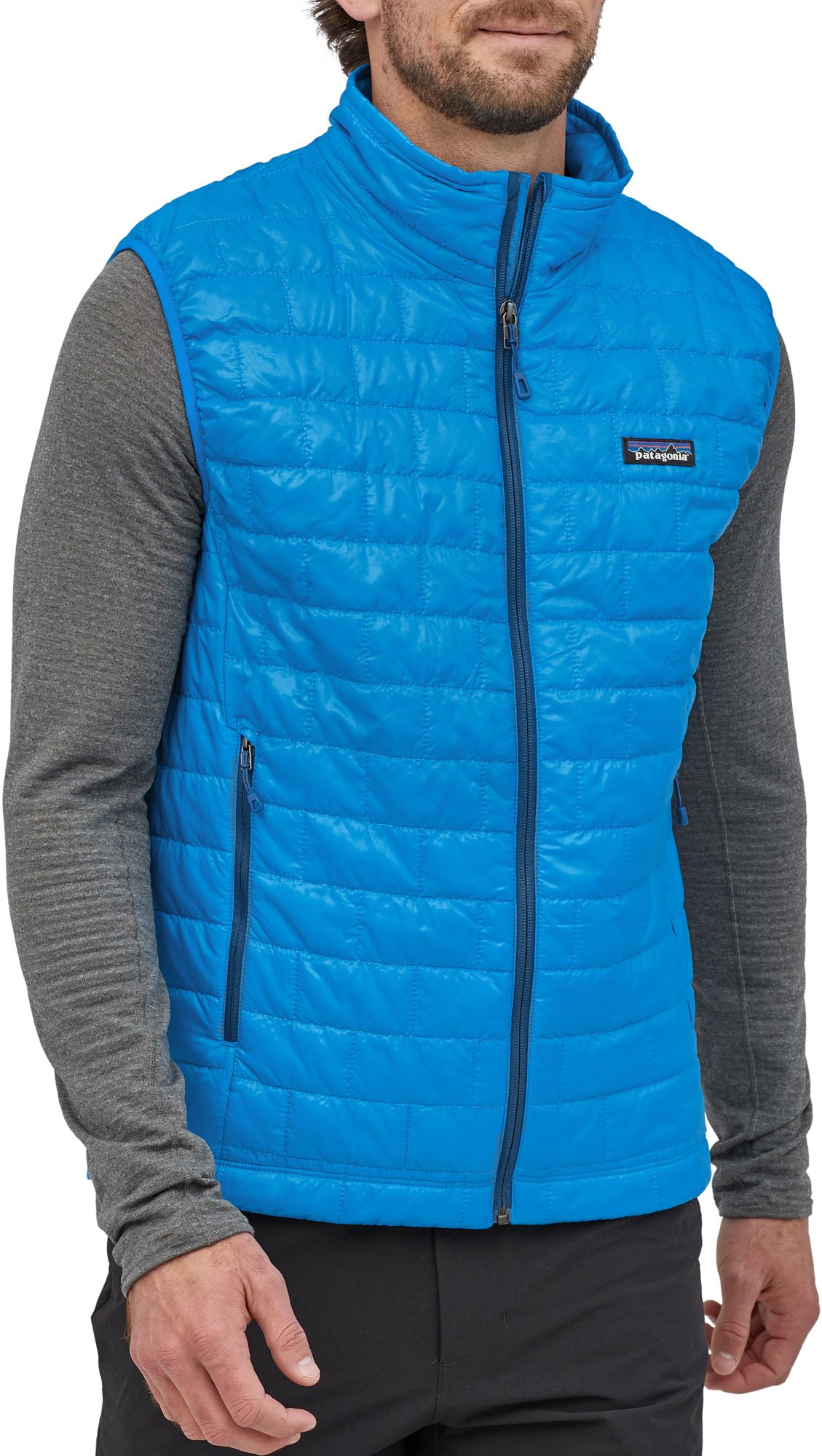 mens micro puff vest