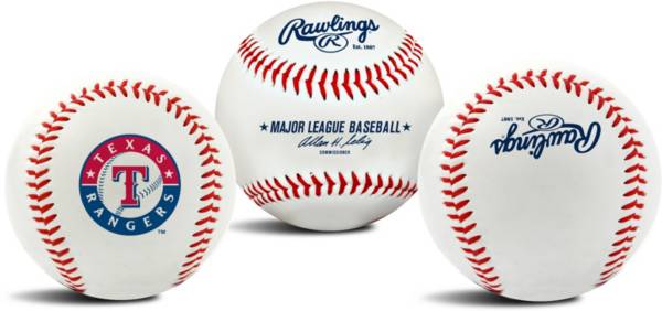 Rawlings Texas Rangers Logo Baseball