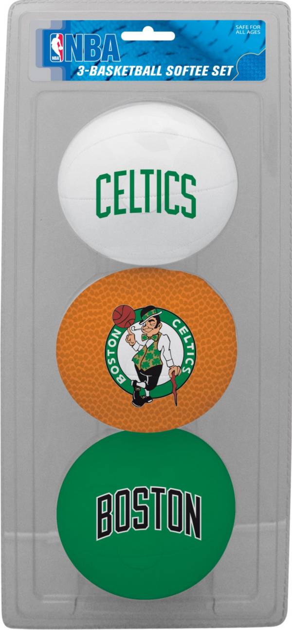 Rawlings Boston Celtics Softee Basketball Three-Ball Set