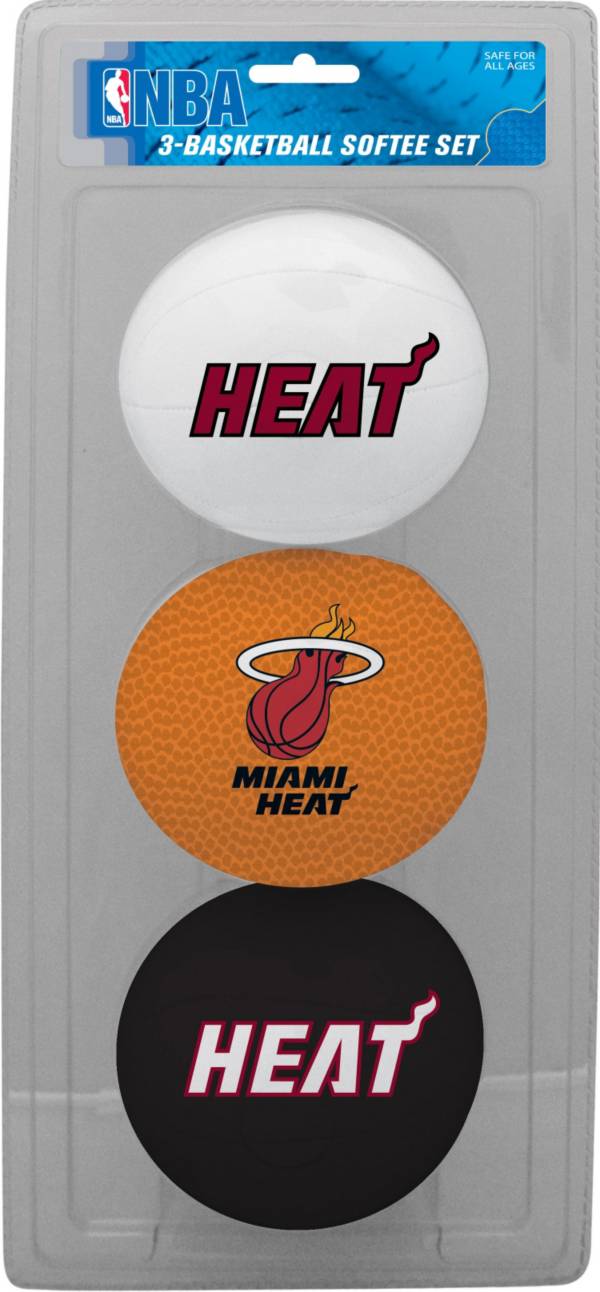 Rawlings Miami Heat Softee Basketball-Three Ball Set