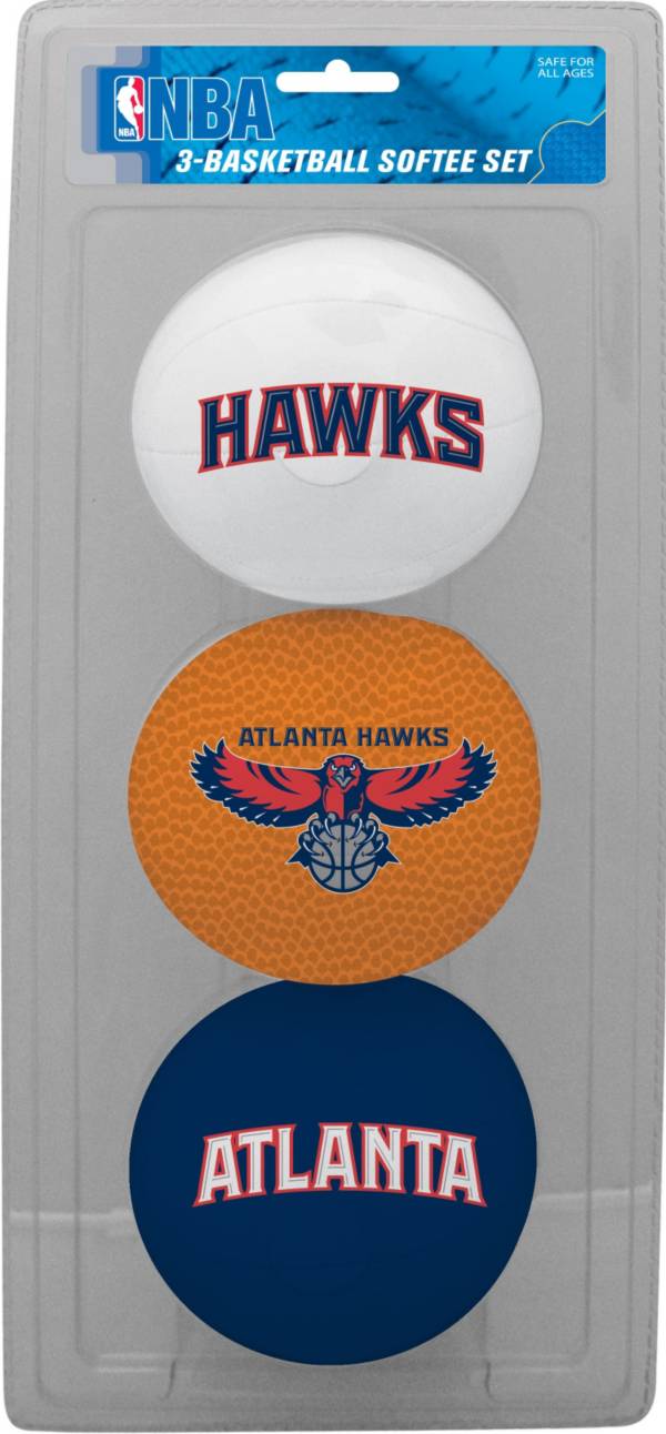 Rawlings Atlanta Hawks Softee Basketball-Three Ball Set