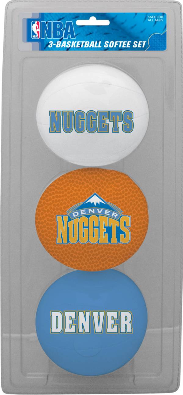 Rawlings Denver Nuggets Softee Basketball Three-Ball Set
