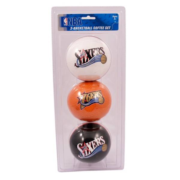 Rawlings Philadelphia 76ers Softee Basketball Three-Ball Set