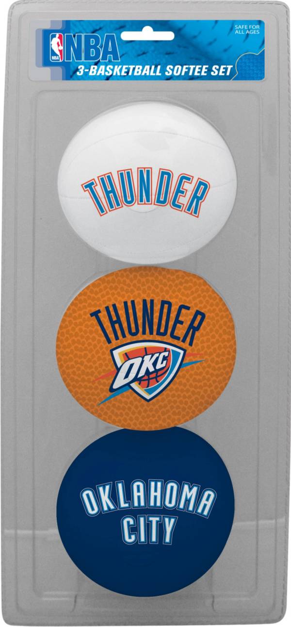 Rawlings Oklahoma City Thunder Softee Basketball Three-Ball Set