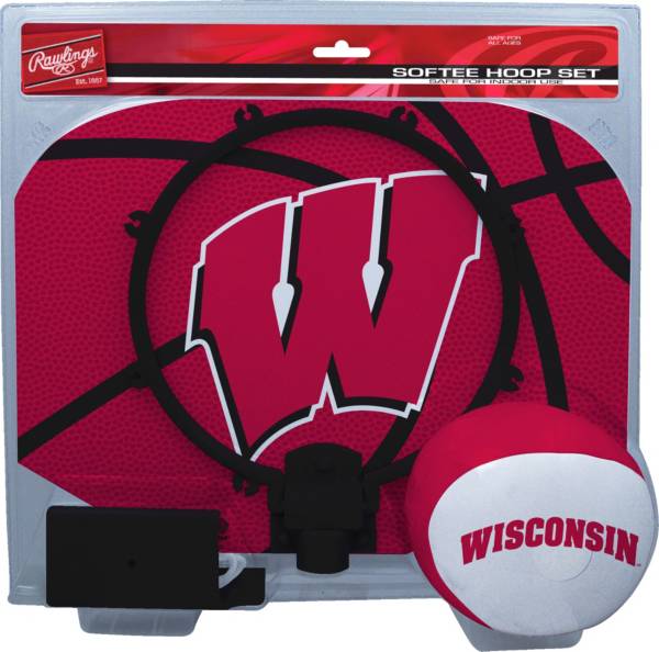 Rawlings Wisconsin Badgers Softee Hoop Set