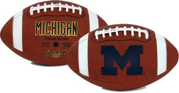 Rawlings Michigan Wolverines Game Time Full-Size Football