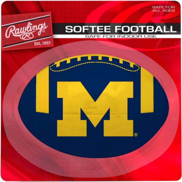 Rawlings Michigan Wolverines Quick Toss Softee Football