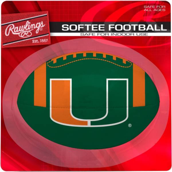 Rawlings Miami Hurricanes Quick Toss Softee Football product image