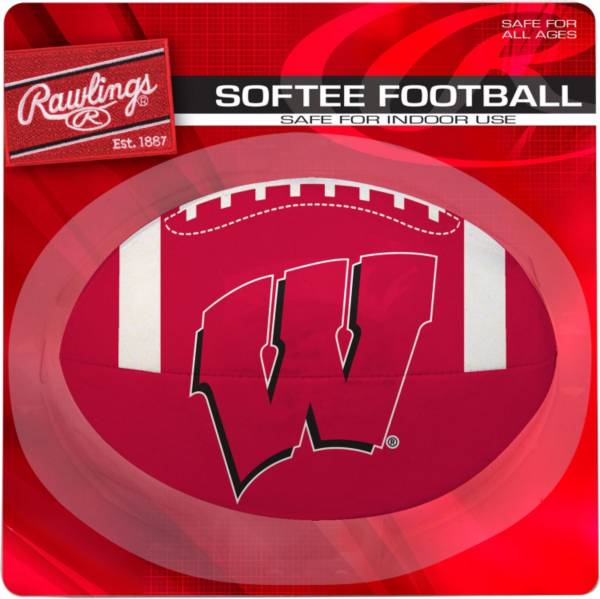 Rawlings Wisconsin Badgers Quick Toss Softee Football