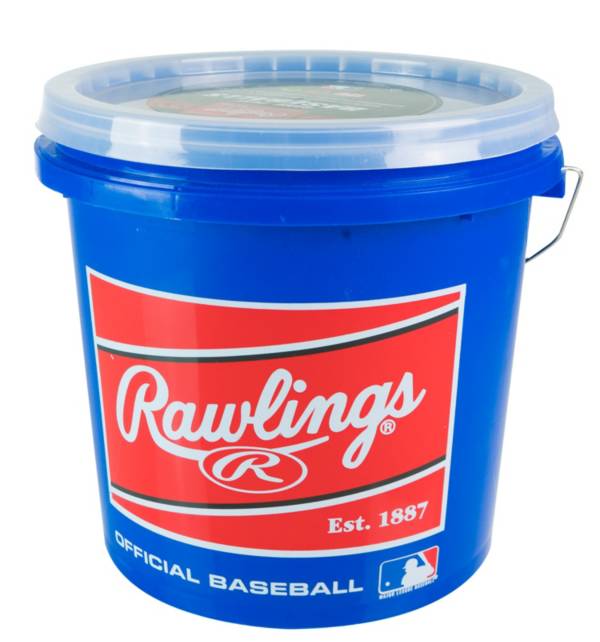Rawlings Official R12U Genuine Leather Baseball Bucket - 24 Pack