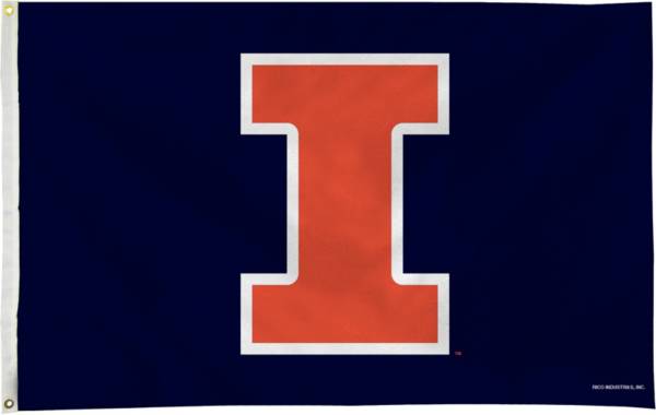 Rico Illinois Fighting Illini Banner Flag