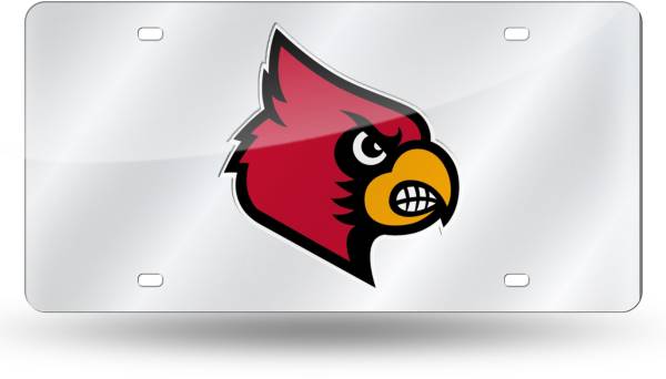 Rico Louisville Cardinals Silver Laser Tag License Plate