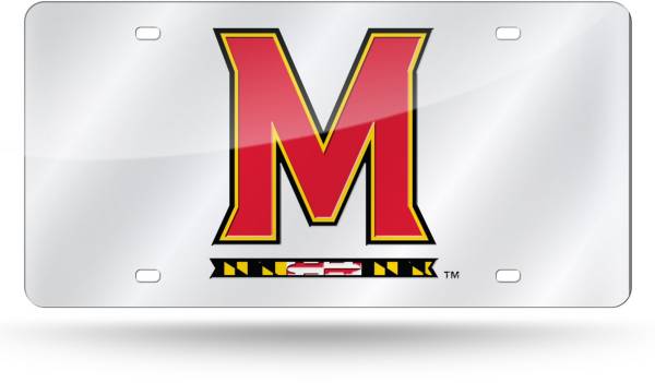 Rico Maryland Terrapins Silver Laser Tag License Plate