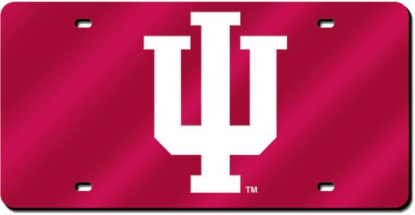 Rico Indiana Hoosiers Red Laser Tag License Plate