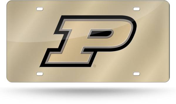 Rico Purdue Boilermakers Gold Laser Tag License Plate product image