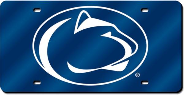 Rico Penn State Nittany Lions Navy Laser Tag License Plate