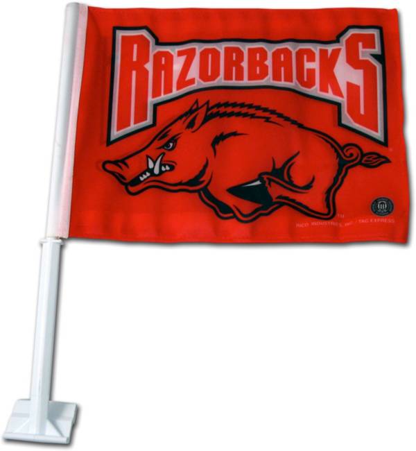 Rico Arkansas Razorbacks Car Flag
