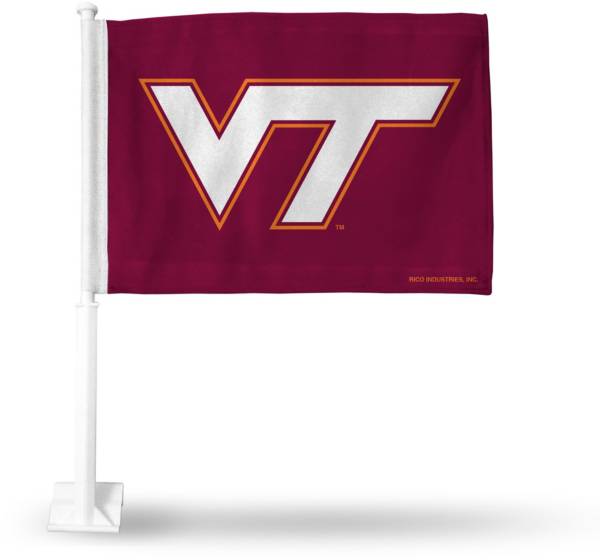 Rico Virginia Tech Hokies Car Flag