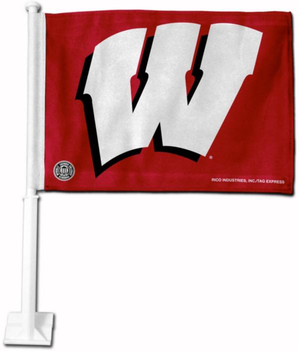 Rico Wisconsin Badgers Car Flag