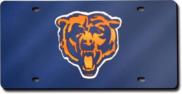Rico Chicago Bears Navy Laser Tag License Plate