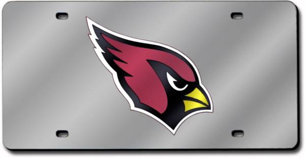 Rico Arizona Cardinals Silver Laser Tag License Plate