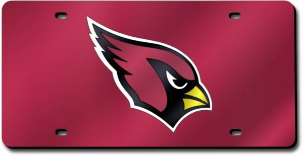 Rico Arizona Cardinals Red Laser Tag License Plate