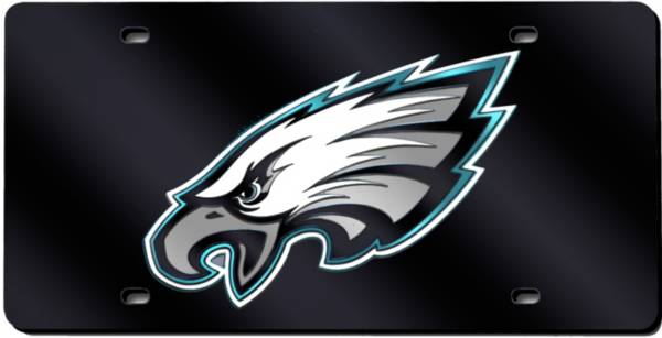 Rico Philadelphia Eagles Black Laser Tag License Plate